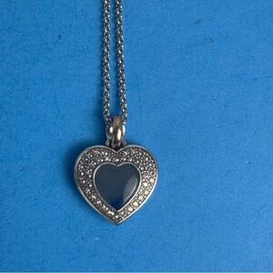 Silver Heart Pendant Necklace